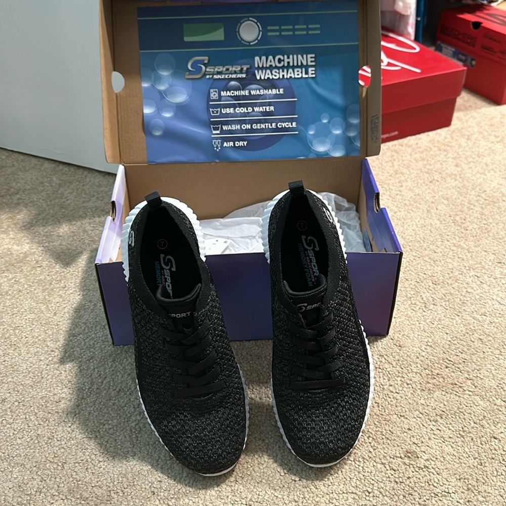 Skechers Sport memory foam slip ons